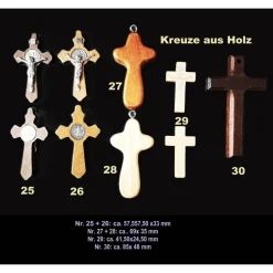 Discount katholischer Rosenkranz, weiss,  Kreuzauswahl Rosenkränze