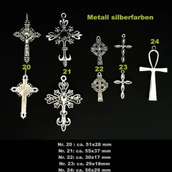 Discount katholischer Rosenkranz, weiss,  Kreuzauswahl Rosenkränze