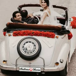 Sale Kennzeichen Hochzeit mit Namen Deko Hochzeitsauto Hochzeitskennzeichen selbst gestalten Motiv Glück Hochzeitsdeko