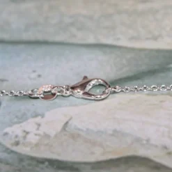 Sale Kette, Silberkette, Künstlerperle, Anhänger, Glas Kürbis, Kürbis Anhänger Schmuck