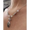 Trachtenschmuck|Tinas Schmucktruhe Kette, Trachtenkette, Dirndlkette, Halskette, Collier, Jade, 24