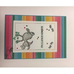 Sale Kinder Glückwunschkarte Geburtstagskarte mit Limonadegläsern Handgefertigt mit Stampin Up Produkten Kinder Glückwunschkarten