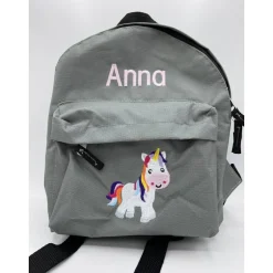 Kinderrucksack|KimKalvin Kinder Rucksack + Motiv Einhorn + Name