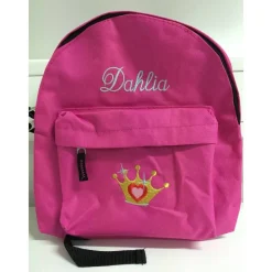 Best Kinder Rucksack + Motiv Krone ( Nr. 07 ) + Name Kinder Kinderrucksack