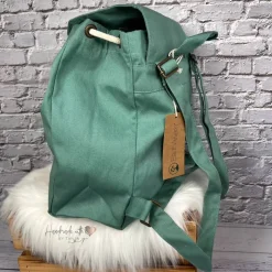 Kinderrucksack|Handmadelovebytanja Kinder Rucksack mit Fuchs-Motiv & Namen bestickt I Kita Tasche personalisiert I 5 Farben I Kindergartenrucksack