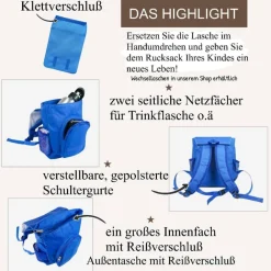 Discount Kinder Rucksack mit Namen Einhorn Mädchen Kinderrucksack personalisiert Geschenk Kindergarten Kita Start Kinder Kinderrucksack