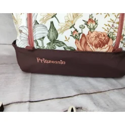 Kinderrucksack|Nähtante Christina Kindergarten Rucksack Blumen retro – Individuell, Softshell, 2 Größen, Kita