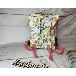 Kinderrucksack|Nähtante Christina Kindergarten Rucksack Blumen retro – Individuell, Softshell, 2 Größen, Kita