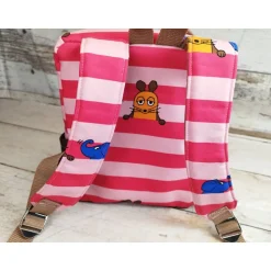 Kinderrucksack|Nähtante Christina Kindergarten Rucksack, Kita Tasche, Maus, 4 Farben, 2 Größen, Softshell, personalisierbar