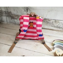 Kinderrucksack|Nähtante Christina Kindergarten Rucksack, Kita Tasche, Maus, 4 Farben, 2 Größen, Softshell, personalisierbar