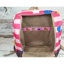 Kinderrucksack|Nähtante Christina Kindergarten Rucksack, Kita Tasche, Maus, 4 Farben, 2 Größen, Softshell, personalisierbar