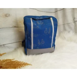 Kinderrucksack|Nähtante Christina Kindergarten Rucksack Maulwurf Pauli Reflektor– Individuell, Softshell, 2 Größen, Kita