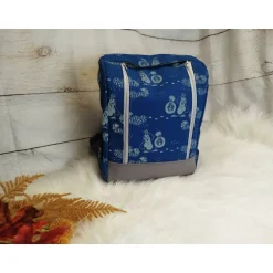 Kinderrucksack|Nähtante Christina Kindergarten Rucksack Maulwurf Pauli Reflektor– Individuell, Softshell, 2 Größen, Kita