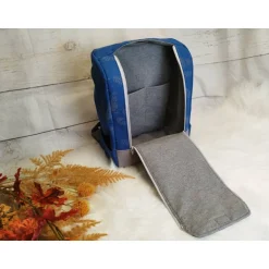 Kinderrucksack|Nähtante Christina Kindergarten Rucksack Maulwurf Pauli Reflektor– Individuell, Softshell, 2 Größen, Kita