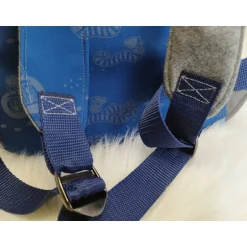 Kinderrucksack|Nähtante Christina Kindergarten Rucksack Maulwurf Pauli Reflektor– Individuell, Softshell, 2 Größen, Kita