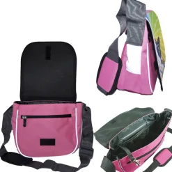 Kindergartentaschen|Maus-Design Kindergarten Rucksack oder Tasche Motiv lila Drache mit Name / personalisierbar / Blau / Rosa