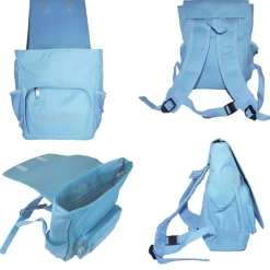 Discount Kindergarten Rucksack oder Tasche Motiv Motocross mit Name / personalisierbar / Blau / Rosa Kinder Kindergartentaschen