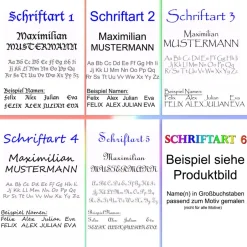 Kindergartentaschen|Maus-Design Kindergarten Rucksack oder Tasche Motiv Kolibri mit Name / personalisierbar / Blau / Rosa
