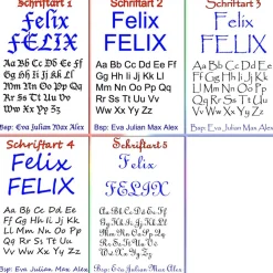 Outlet Kindergarten Rucksack oder Tasche Motiv Tiger mit Name / personalisierbar / Blau / Rosa Kinder Kindergartentaschen