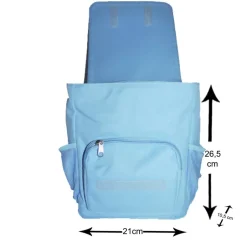 Discount Kindergarten Rucksack oder Tasche Motiv Kopfhörer mit Name / personalisierbar / Blau / Rosa Kinder Kindergartentaschen
