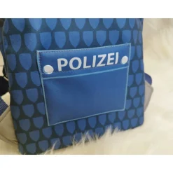 Discount Kindergarten Rucksack Polizei– Individuell, Softshell, 2 Größen, Kita Kinder Kinderrucksack