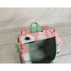 Kinderrucksack|Nähtante Christina Kindergarten Rucksack Rosenrehe mint– Individuell, Softshell, 2 Größen, Kita