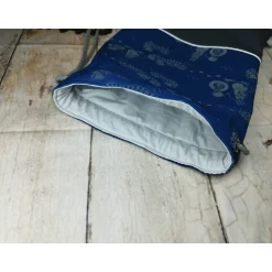 Turnbeutel|Nähtante Christina Kindergarten Turnbeutel Maulwurf Pauli Reflektor– Softshell, 3 Größen, personalisierbar