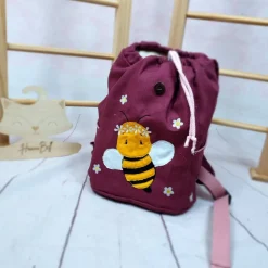 Clearance Kindergartenrucksack für Kinder von 2-6Jahren,aufwendig bestickt,Farbe frei wählbar,Name inkl, Brustgurt optional Kinder Kindergartentaschen