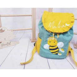Best Kindergartenrucksack für Kinder im Alter von 2-6Jahren, Farbe frei wählbar, Wunschmotiv, Name inkl, Brustgurt optional Kinder Kindergartentaschen