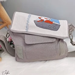 Outlet Kindergartenrucksack, Kindergartentasche, Fuchs, Stickdatei, personalisierbar, Geschenk, Rucksack, Tasche, individuell Kinder Kinderrucksack