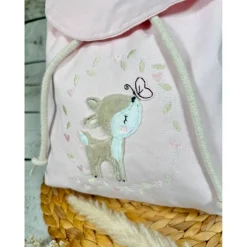 Kinderrucksack|naehdesigns Kindergartenrucksack Mädchen Reh Kindergarten personalisierbar individuelles Geschenk