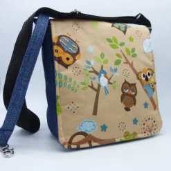 Best Kindergartentasche Koala & Friends, Bär, Eule, Vögelchen, KiGa-Tasche, Jeans-Upcycling, Unikat Kinder Kindergartentaschen