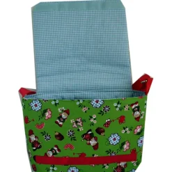 Best Kindergartentasche Tasche Kindertasche Zwerg Zwerge Igel blau grün weiß kariert Karo Blümchen Blume rot Blumen handmade Kinder Kindergartentaschen