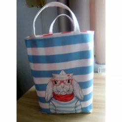 Osterkörbchen|Marja's bunte Maschen Kindertasche aus Canvas / maritim / Kindergarten / Schule / Spielenachmittag bei Freunden