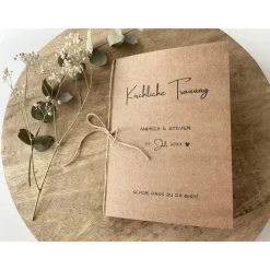 Online Kirchenheft Trauung Nr. 01 | personalisierbar | Katholischer Gottesdienst | kirchliche Trauung | Hochzeit | Kirche Heft Einladungskarten