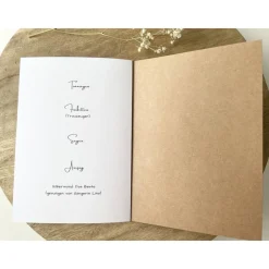 Online Kirchenheft Trauung Nr. 01 | personalisierbar | Katholischer Gottesdienst | kirchliche Trauung | Hochzeit | Kirche Heft Einladungskarten