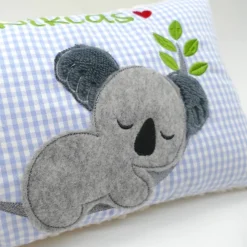 Best Kissen mit Namen Koala Beuteltier Namenskissen Taufkissen Kuschelkissen Kindergartenkissen Geburtsgeschenk Gastgeschenke