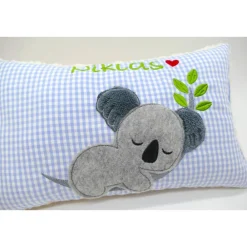 Best Kissen mit Namen Koala Beuteltier Namenskissen Taufkissen Kuschelkissen Kindergartenkissen Geburtsgeschenk Gastgeschenke