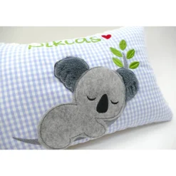 Best Kissen mit Namen Koala Beuteltier Namenskissen Taufkissen Kuschelkissen Kindergartenkissen Geburtsgeschenk Gastgeschenke
