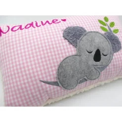 Best Kissen mit Namen Koala Beuteltier Namenskissen Taufkissen Kuschelkissen Kindergartenkissen Geburtsgeschenk Gastgeschenke