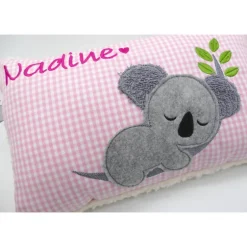 Best Kissen mit Namen Koala Beuteltier Namenskissen Taufkissen Kuschelkissen Kindergartenkissen Geburtsgeschenk Gastgeschenke