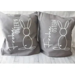 Kissenhülle Frohe Ostern Osterdeko