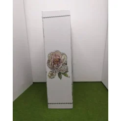 Best Klappdeckelbox mit Serviettenmotiv " Blumen und Schmetterlinge " Silber Geschenke
