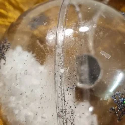 Sale Klare Weihnachtskugeln befüllt, 4 Stück, B-Ware Baumschmuck