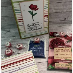 „kleine Auszeit“ Geschenkset inkl. Grußkarte zum Valentinstag, Muttertag, zum Geburtstag, Wellness Tüte mit Badesalz etc Geschenke Für Frauen