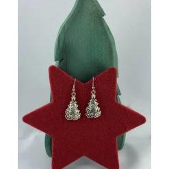 Weihnachtsaccessoires|TinkyStar kleine geschmückte Weihnachtsbäumchen als Ohrring * Tannenbaum * Weihnachtsohrringe * Ohrringe * Weihnachtsbaumohrringe