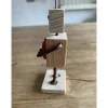 Geschenke|Schlüter Home Design Kleine Holzfigur mit Herz, Geschenk, Mitbringsel für Liebende, Lieblingsmensch,
