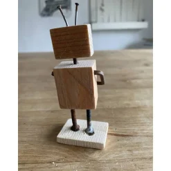 Geschenke|Schlüter Home Design Kleine Holzfigur mit Herz, Geschenk, Mitbringsel für Liebende, Lieblingsmensch,