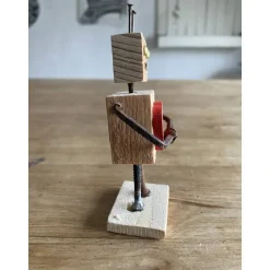 Geschenke|Schlüter Home Design Kleine Holzfigur mit Herz, Geschenk, Mitbringsel für Liebende, Lieblingsmensch,