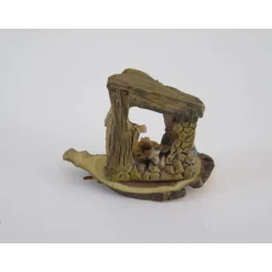 Best Kleine Krippe auf Holzscheibe Krippen